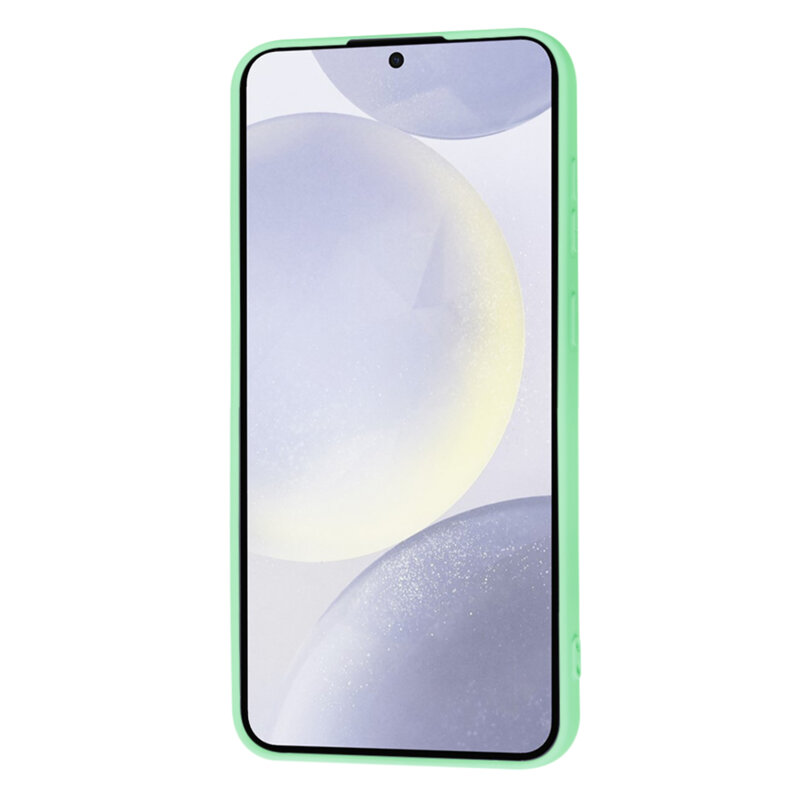 Husa silicon Samsung Galaxy S24 Plus Techsuit SoftFlex, verde deschis