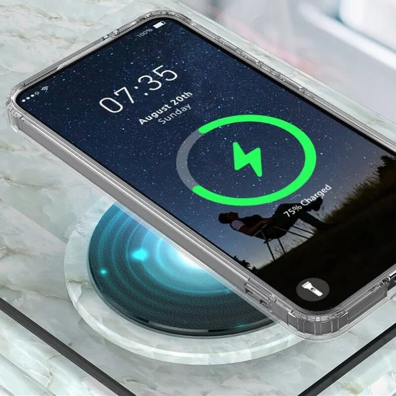 Husa Samsung Galaxy S25 Techsuit MagSafe Pro, transparenta