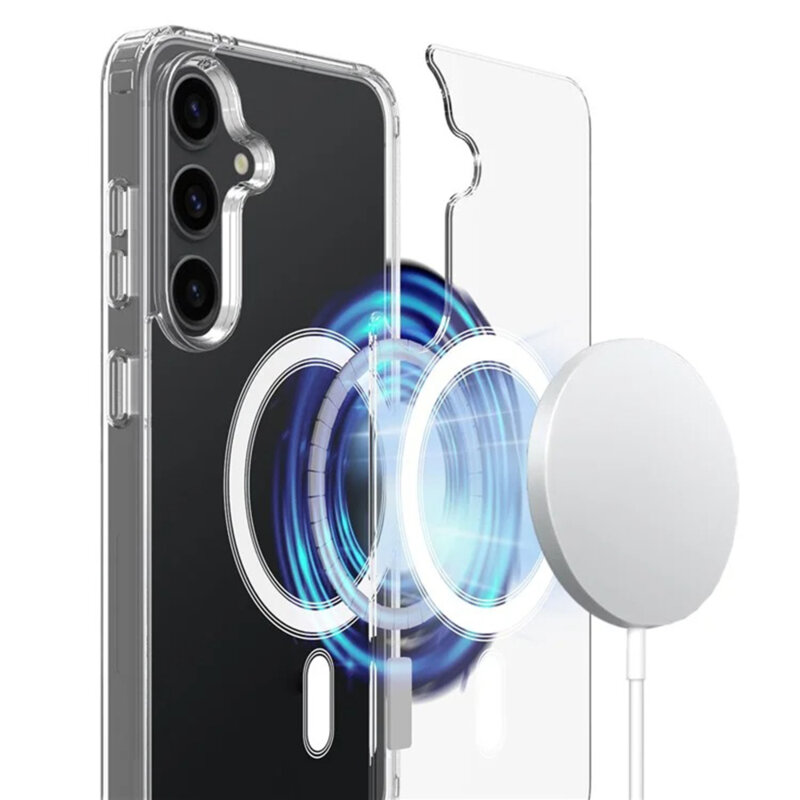 Husa Samsung Galaxy S25 Plus Techsuit MagSafe Pro, transparenta