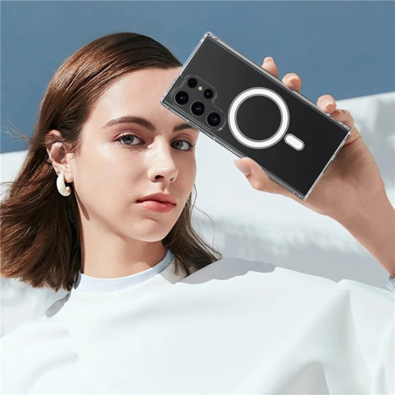 Husa Samsung Galaxy S25 Ultra Techsuit MagSafe Pro, transparenta