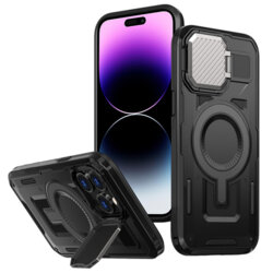 Husa iPhone 14 Pro Max protectie camera Techsuit CamVault MagSafe, negru