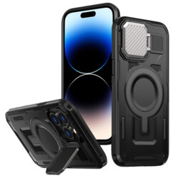Husa iPhone 14 Pro protectie camera Techsuit CamVault MagSafe, negru