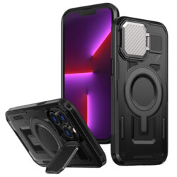 Husa iPhone 13 Pro protectie camera Techsuit CamVault MagSafe, negru