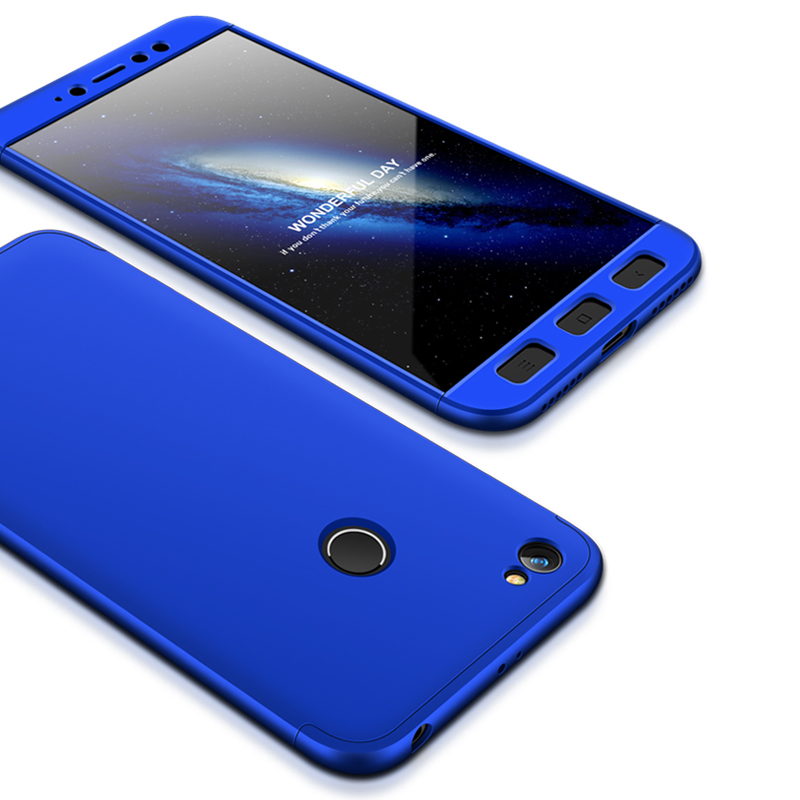 Husa Xiaomi Redmi Note 5A GKK 360 Full Cover Albastru