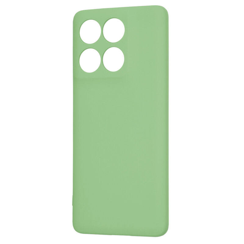 Husa silicon Motorola Edge 60 Techsuit SoftFlex, verde deschis