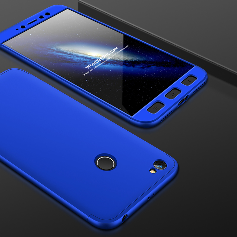 Husa Xiaomi Redmi Note 5A GKK 360 Full Cover Albastru