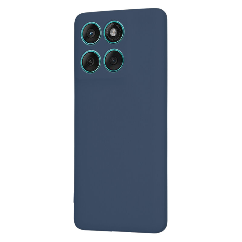 Husa silicon Motorola Edge 60 Techsuit SoftFlex, bleumarin