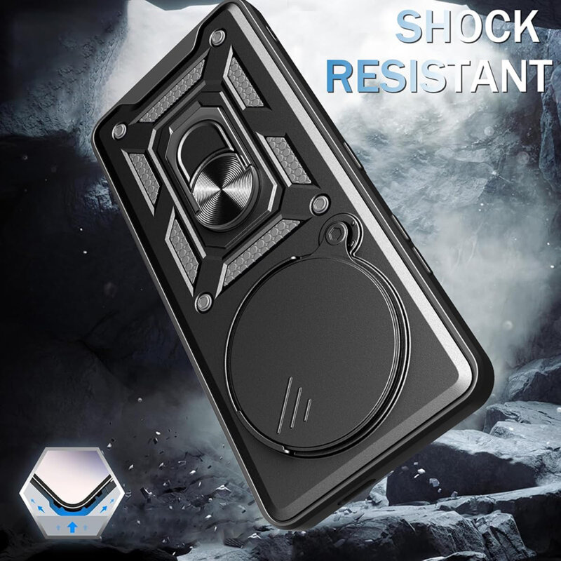 Husa Xiaomi Redmi A5 4G (Standard) protectie camera Techsuit CamShield Series, negru