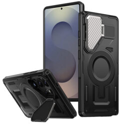 Husa Samsung Galaxy S25 Ultra protectie camera Techsuit CamVault MagSafe, negru