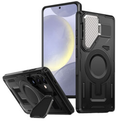 Husa Samsung Galaxy S24 Plus protectie camera Techsuit CamVault MagSafe, negru
