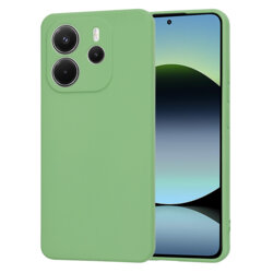 Husa silicon Xiaomi Redmi Note 14 4G (Standard) Techsuit SoftFlex, verde deschis