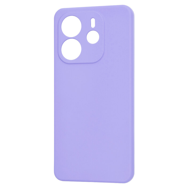 Husa silicon Xiaomi Redmi Note 14 4G (Standard) Techsuit SoftFlex, violet