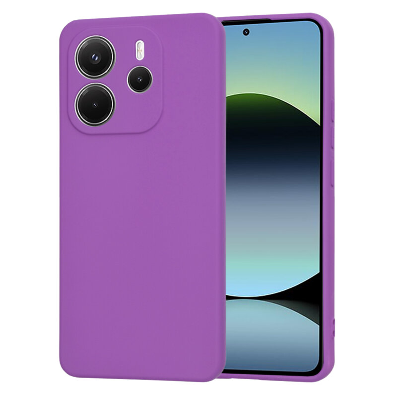 Husa silicon Xiaomi Redmi Note 14 4G (Standard) Techsuit SoftFlex, mov