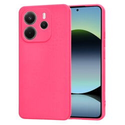 Husa silicon Xiaomi Redmi Note 14 4G (Standard) Techsuit SoftFlex, fucsia