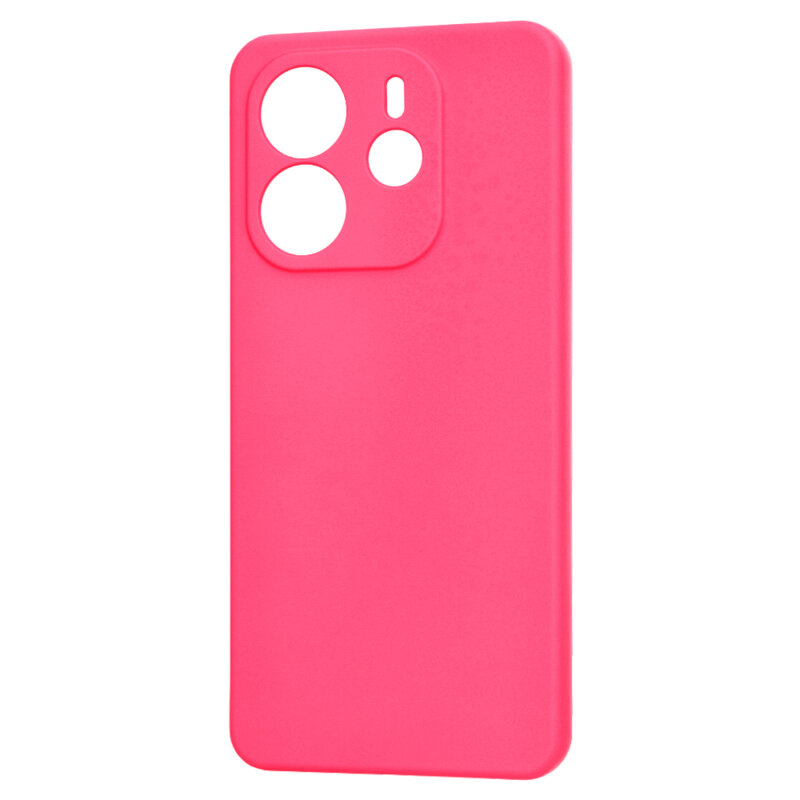 Husa silicon Xiaomi Redmi Note 14 4G (Standard) Techsuit SoftFlex, fucsia