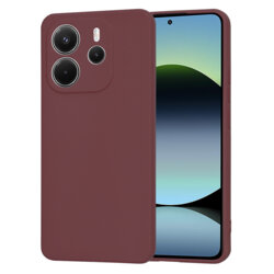 Husa silicon Xiaomi Redmi Note 14 4G (Standard) Techsuit SoftFlex, bordo