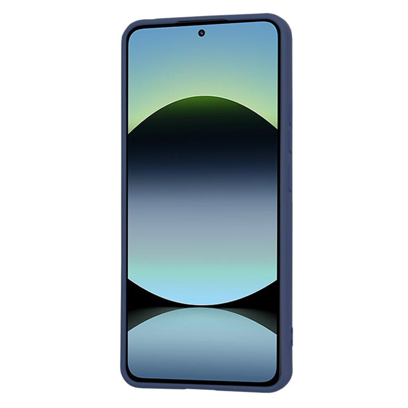 Husa silicon Xiaomi Redmi Note 14 4G (Standard) Techsuit SoftFlex, bleumarin