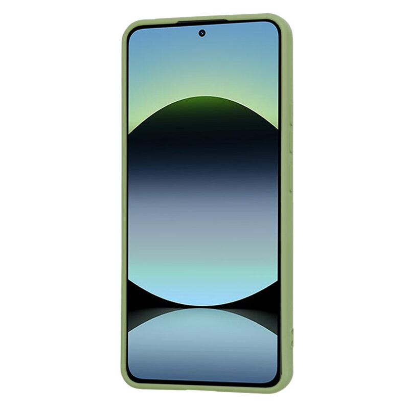 Husa silicon Xiaomi Redmi Note 14 4G (Standard) Techsuit SoftFlex, verde