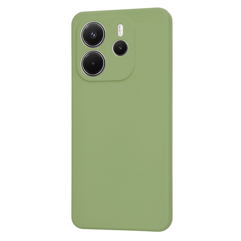 Husa silicon Xiaomi Redmi Note 14 4G (Standard) Techsuit SoftFlex, verde