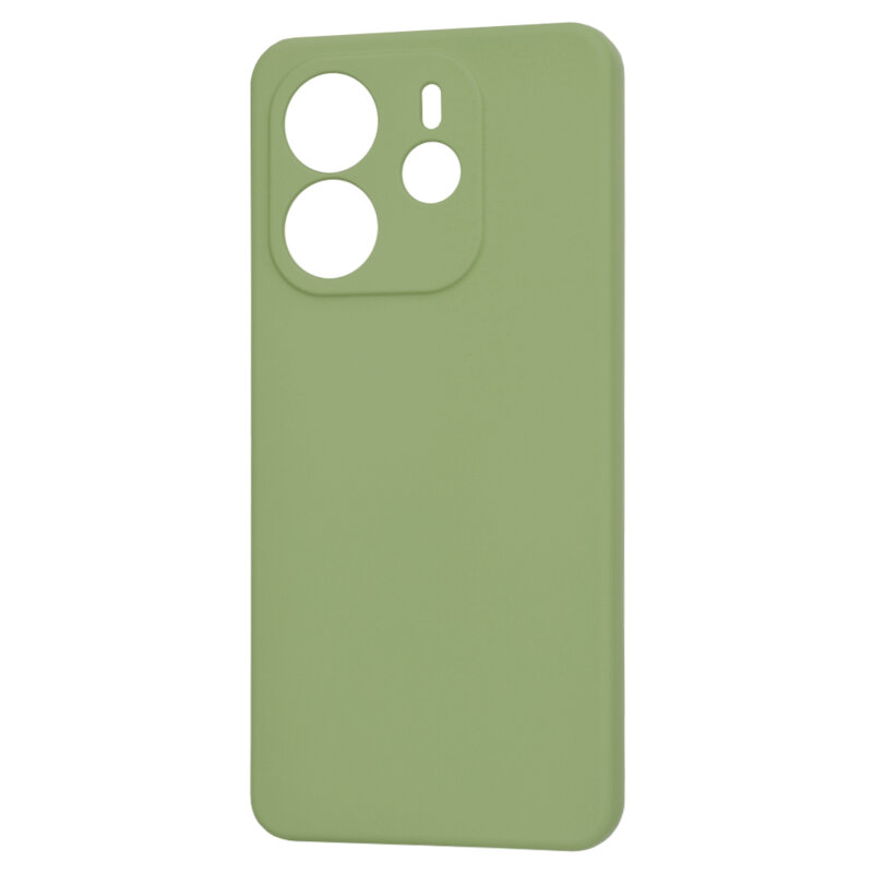 Husa silicon Xiaomi Redmi Note 14 4G (Standard) Techsuit SoftFlex, verde