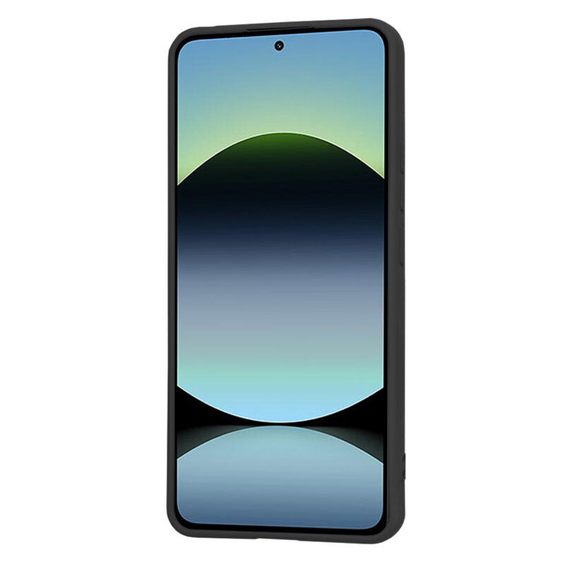 Husa silicon Xiaomi Redmi Note 14 4G (Standard) Techsuit SoftFlex, negru