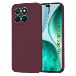 Husa silicon Honor X8c Techsuit SoftFlex, bordo