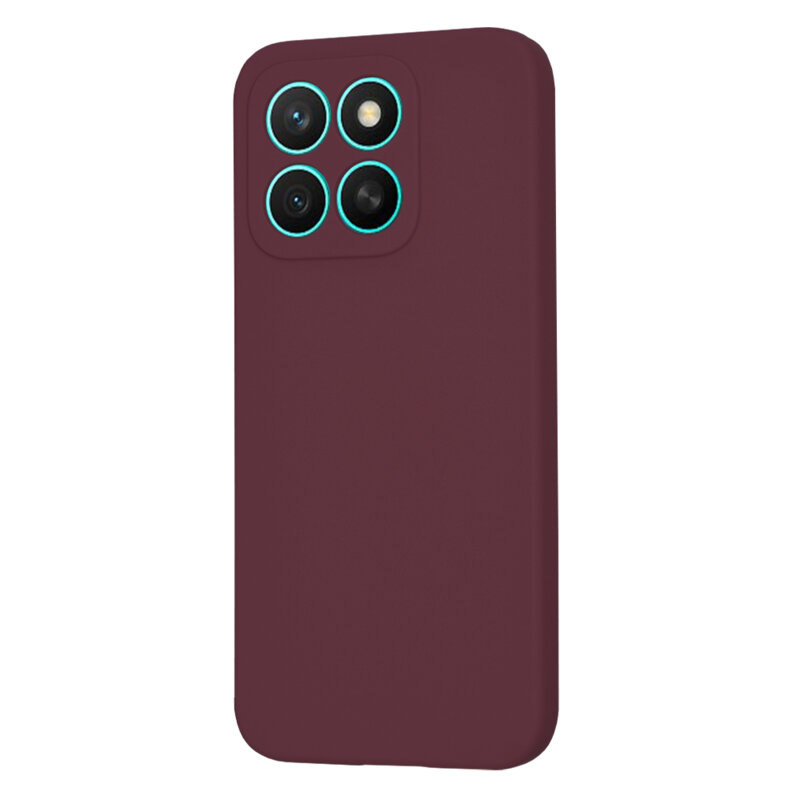 Husa silicon Honor X8c Techsuit SoftFlex, bordo