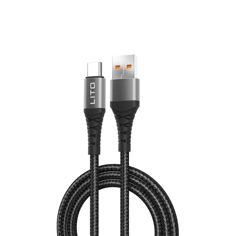 Cablu date USB la Type-C Quick Charge, 2.4A, 2m Lito LD08T