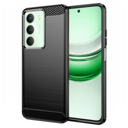 Husa Realme 14x Techsuit Carbon Silicone, negru