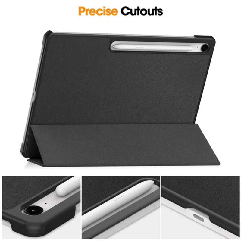 Husa Samsung Galaxy Tab S10 FE Plus Techsuit FoldPro, negru