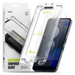 [Pachet 2x] Folie sticla Nothing Phone (3a) Ringke Easy Slide Tempered Glass, transparenta
