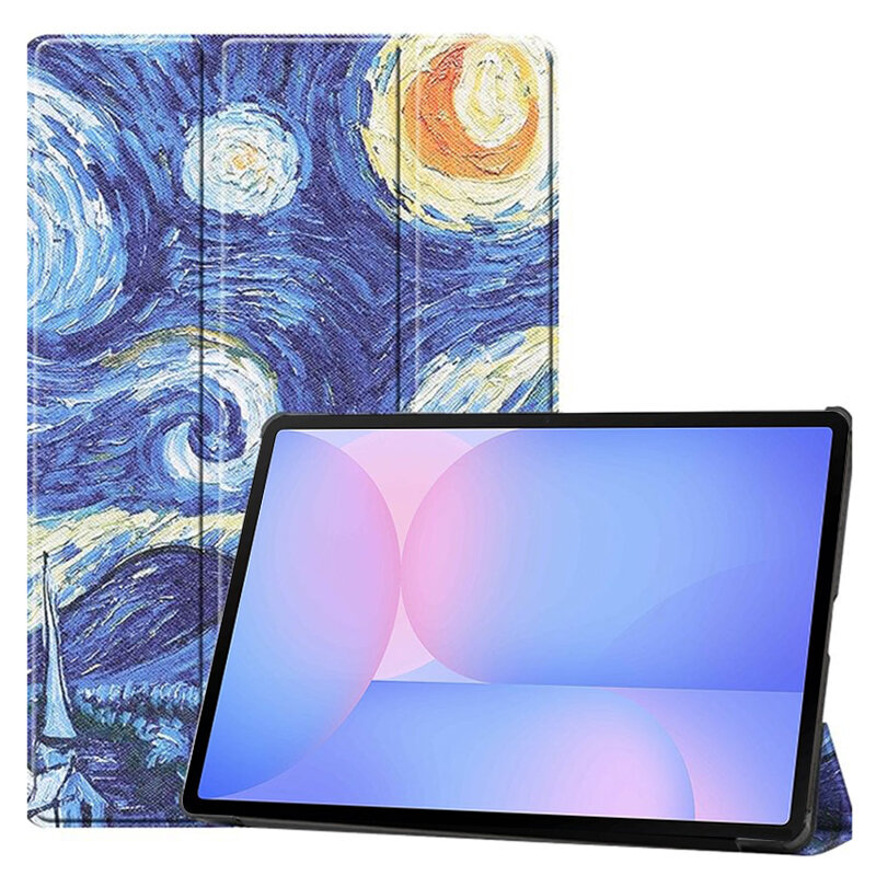 Husa Samsung Galaxy Tab S10 FE Plus Techsuit FoldPro, Starry Night
