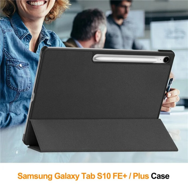 Husa Samsung Galaxy Tab S10 FE Plus Techsuit FoldPro, Starry Night