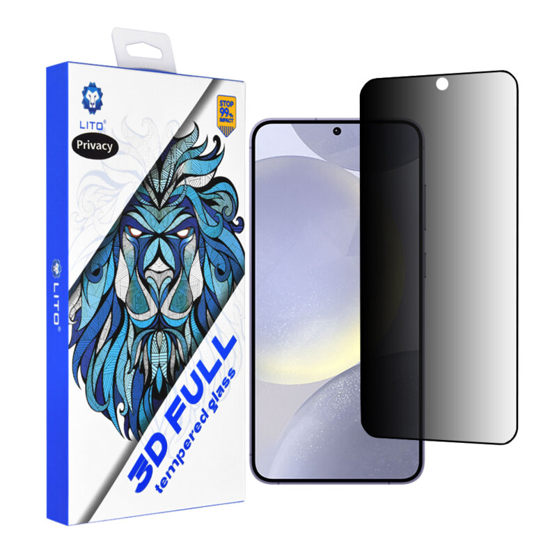 Folie sticla Samsung Galaxy S24 Plus Lito 3D Full Cover, privacy
