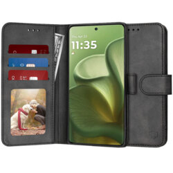 Husa 360 Motorola Edge 60 Techsuit Diary Book, negru