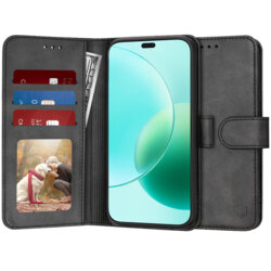 Husa 360 Honor 400 Lite Techsuit Diary Book, negru
