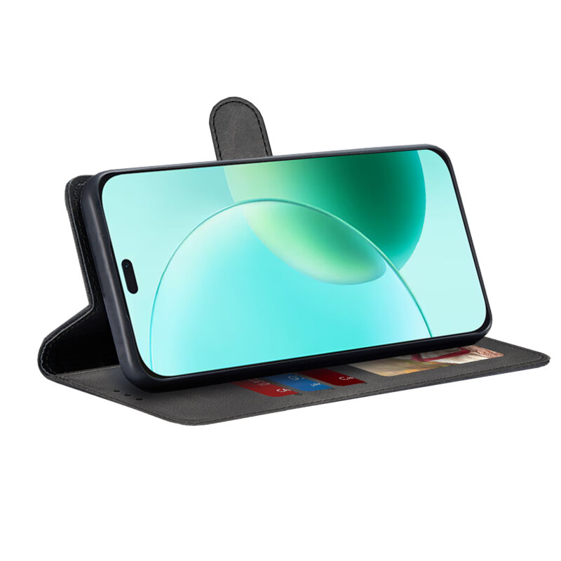 Husa 360 Honor 400 Lite Techsuit Diary Book, negru
