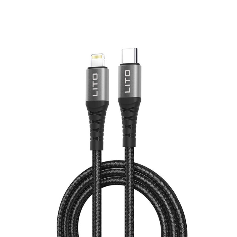 Cablu date Type-C la Lightning Quick Charge, 2.4A, 2m Lito LD08