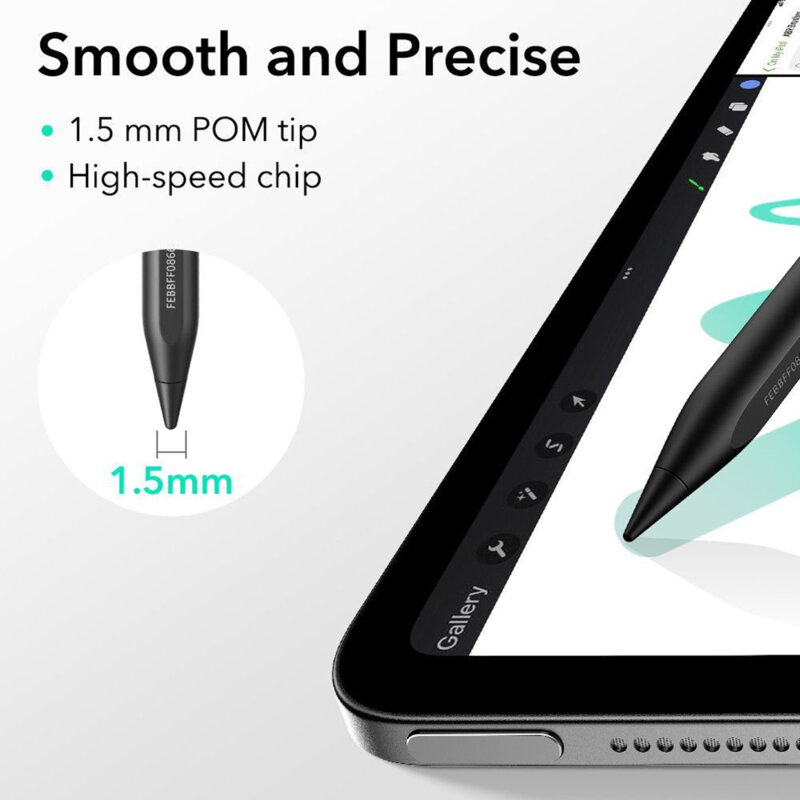 Stylus pencil pentru iPad, creion tableta Apple ESR Geo, negru