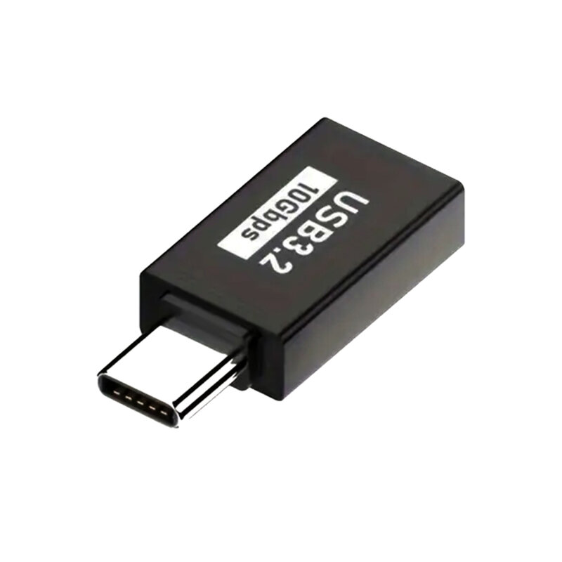 Adaptor OTG, USB la Type-C, 10Gbps Techsuit AluCoreX A14, negru