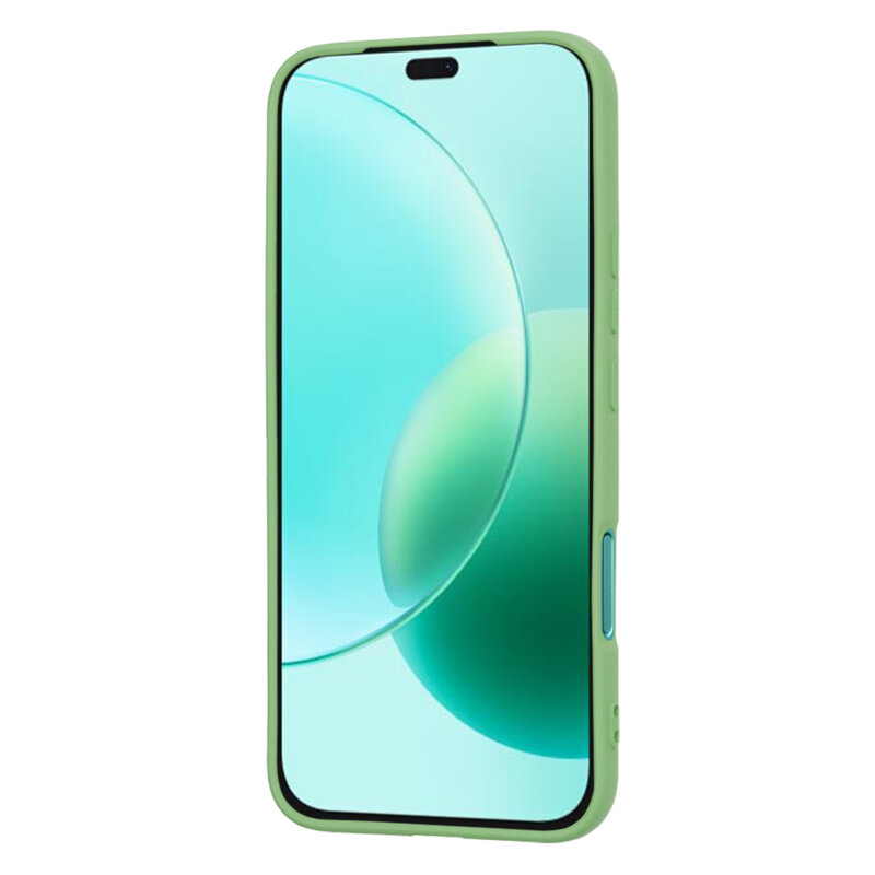 Husa silicon Honor 400 Lite Techsuit SoftFlex, verde deschis