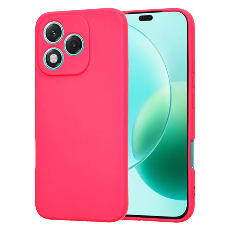 Husa silicon Honor 400 Lite Techsuit SoftFlex, fucsia