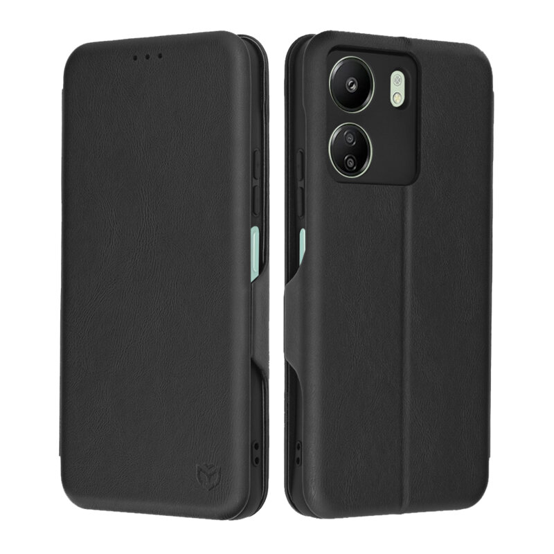 Husa 360° Xiaomi Redmi 13C 4G Techsuit Safe Wallet Plus, negru