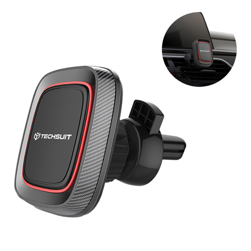 Suport magnetic telefon pentru grila ventilatie Techsuit MagGrip S5