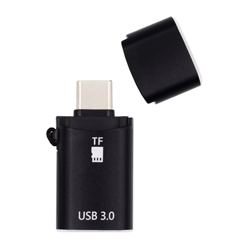 Cititor de carduri TF/adaptor USB la Type-C, 3A, Techsuit CC1