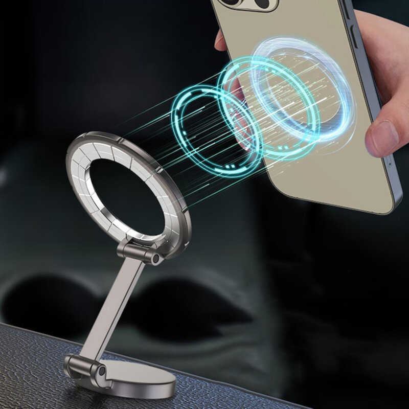 Suport telefon MagSafe pentru bord, birou Techsuit TitanMagX S13