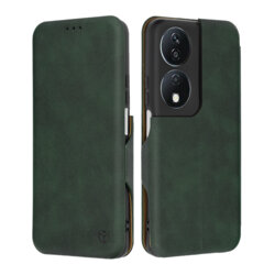 Husa 360° Honor X7b Techsuit Safe Wallet Plus, verde