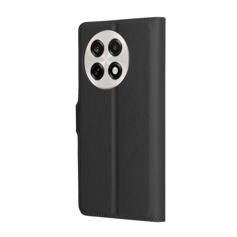 Husa OnePlus 13R Techsuit Leather Folio, negru