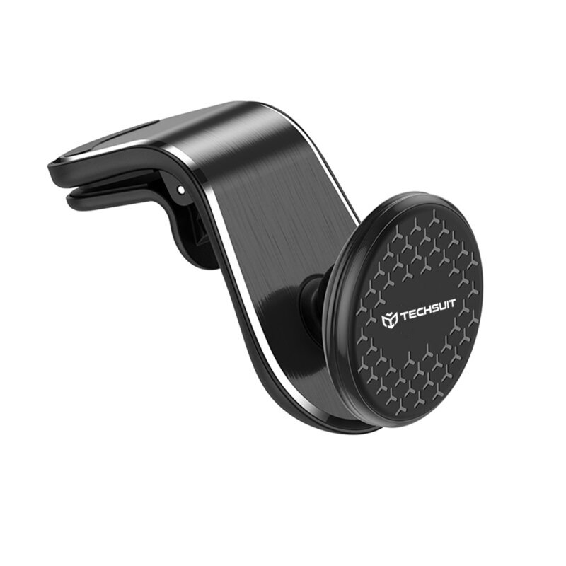 Suport auto magnetic Waterfall Techsuit AirGrip S8, negru/argintiu