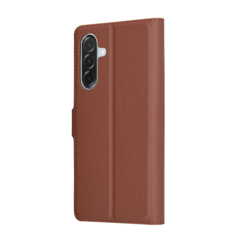 Husa Samsung Galaxy A56 5G Techsuit Leather Folio, maro